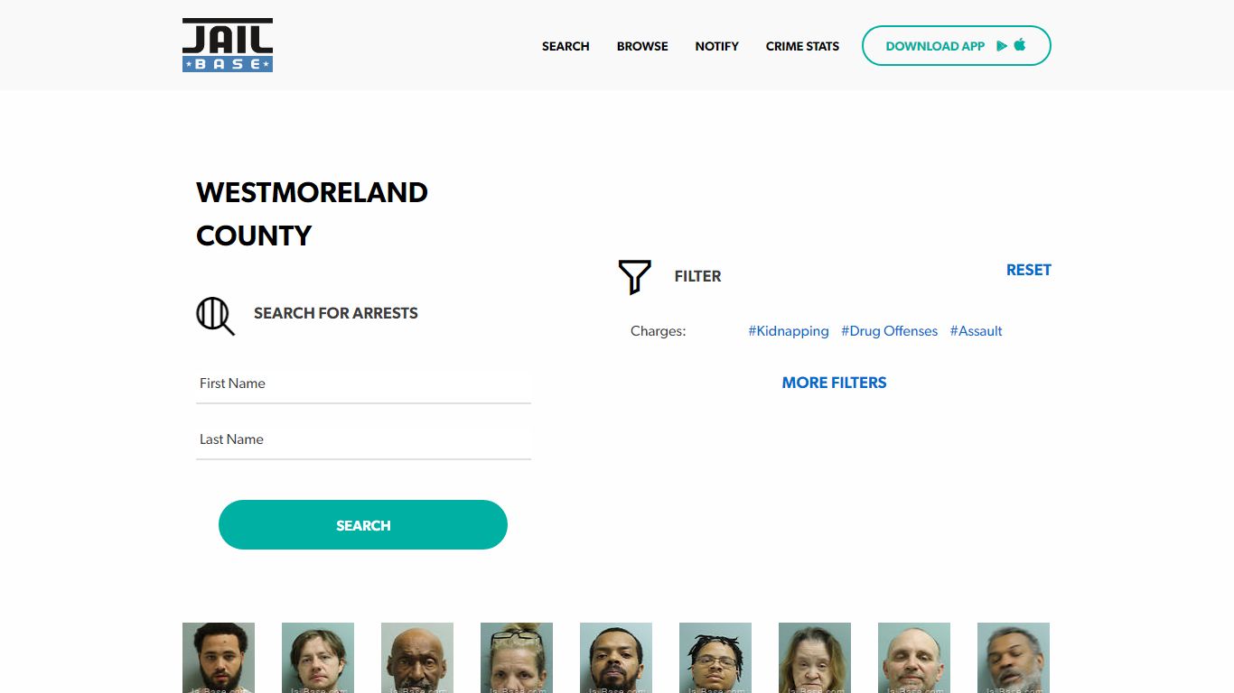 Westmoreland County Jail Inmate Search and Mugshots | JailBase